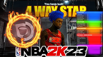 *NEW* BEST 2 WAY INSIDE OUT SCORER BUILD IN NBA 2K23 NEXT GEN | BEST POINT GUARD BUILD NBA 2K23