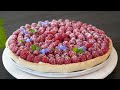 La TARTE amandine framboise, crème de marrons et mascarpone, quel belle surprise !
