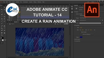 ANIMATE CC TUTORIAL - 14 | RAIN FALL ANIMATION | TAMIL | CINI CARTOON MATION