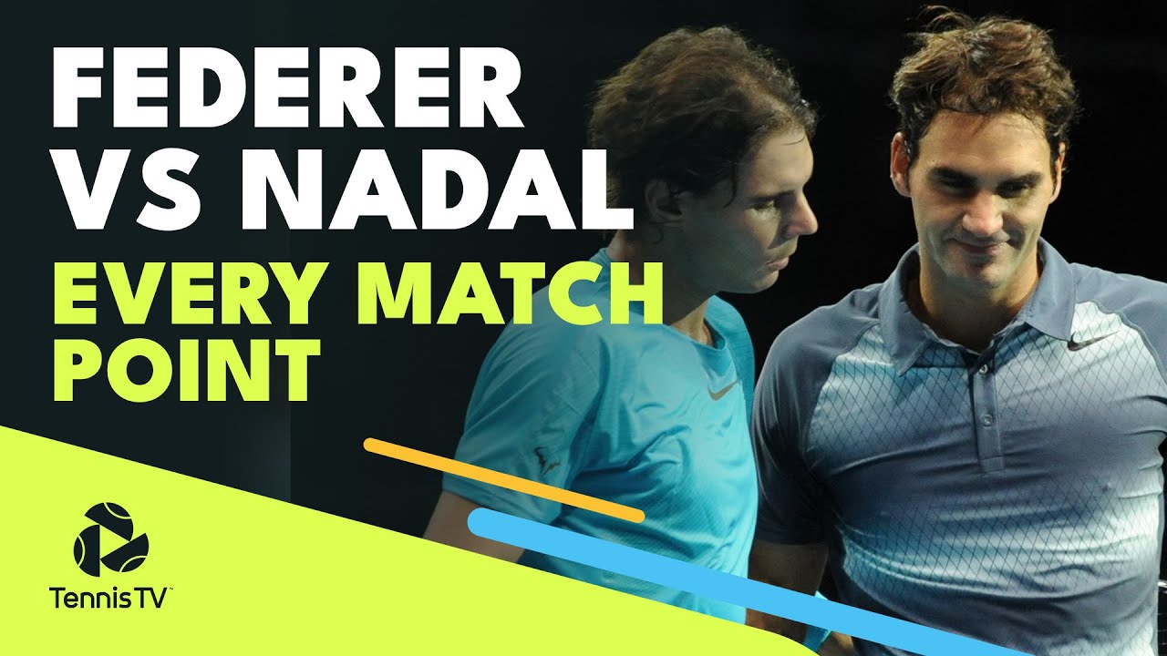 Roger Federer vs Rafael Nadal All 40 Match Points!