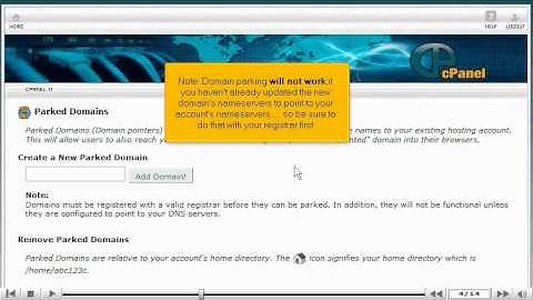 How to park a domain in cPanel - Canadian Web Hosting