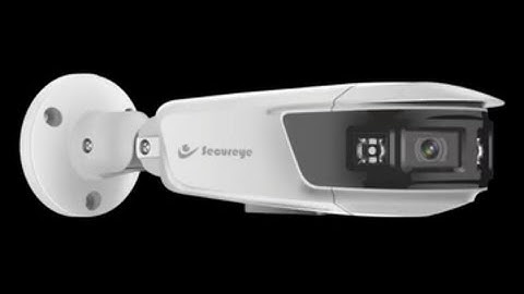 Secureye 8MP Panaromic Pheonix Camera Installation Demo Video
