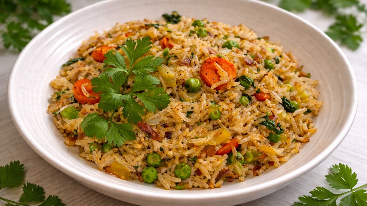 Leftover Rice & Veg Stir-Fry 🍚 | Quick Indo-Chinese Comfort Meal | Magic of Zaika