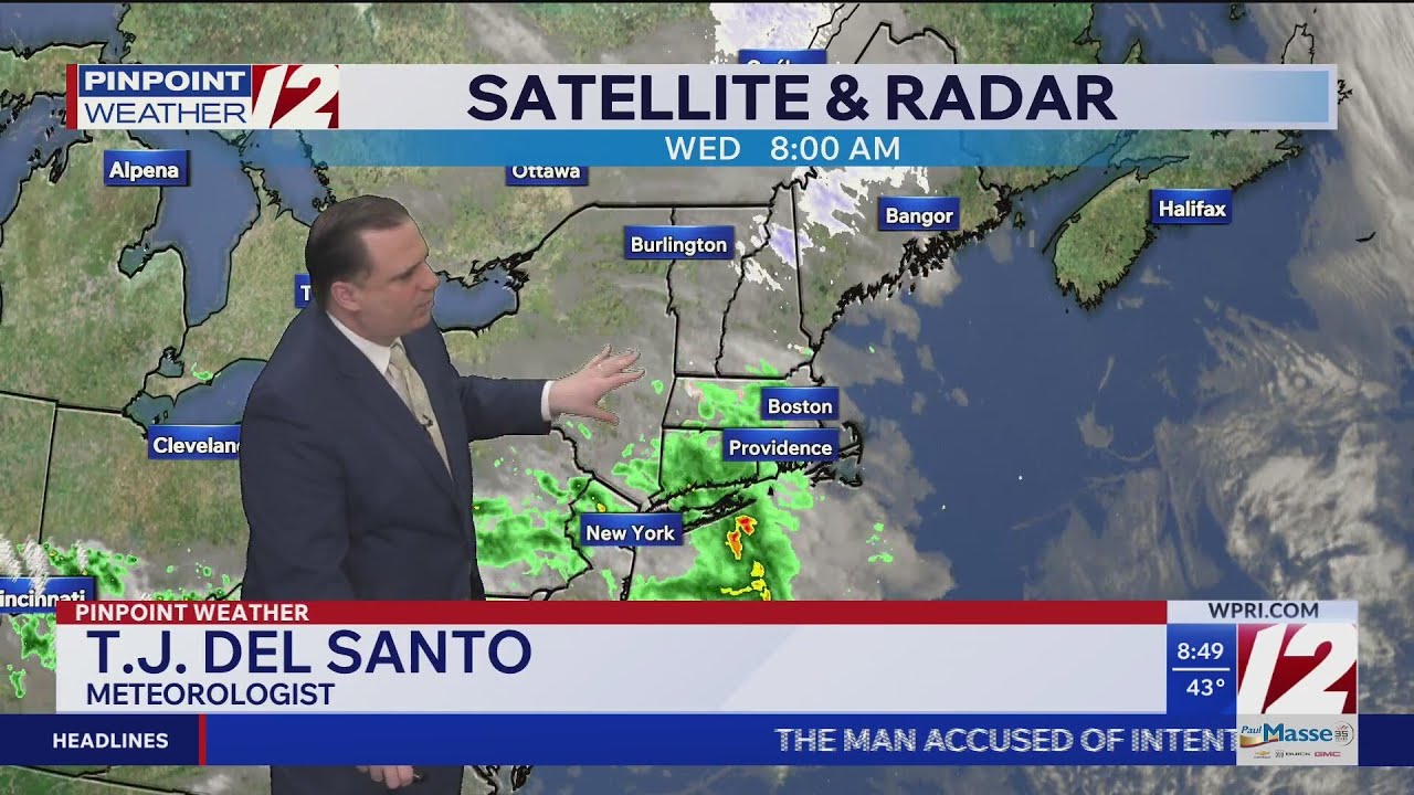 WPRI 12 Weather Forecast for 4/22/26: Showers, chilly today; nicer ...