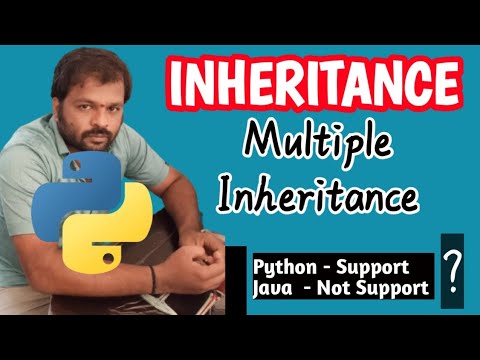 MULTIPLE INHERITANCE IN PYTHON PROGRAMMING || PYTHON PROGRAMMING IN TELUGU