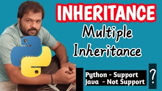 MULTIPLE INHERITANCE IN PYTHON PROGRAMMING || PYTHON PROGRAMMING IN TELUGU
