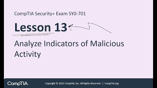 Analyze Indicators of Malicious Activity- CompTIA Security+ Exam SY0-701 Tutorial