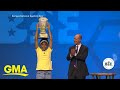 14-year-old makes history at 2021 Scripps National Spelling Bee | GMA