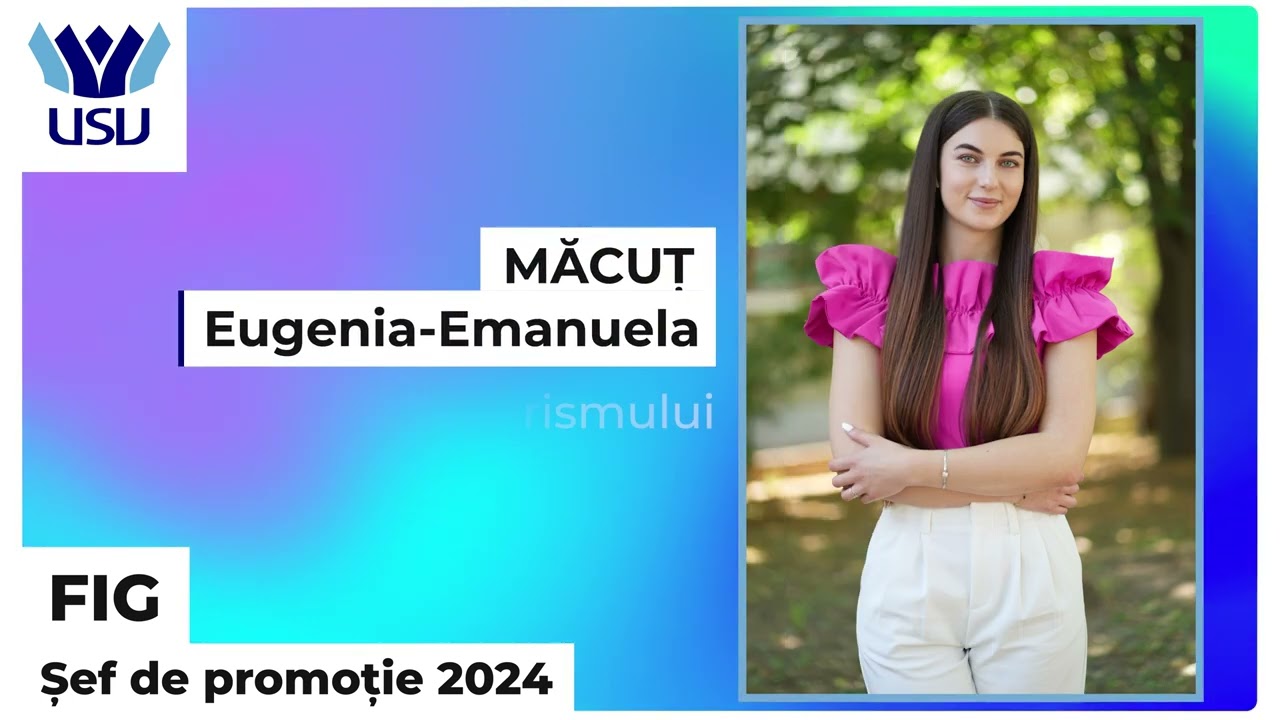 Prezentare Sefi de Promotie USV 2024