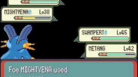 pokemon emerald:me and steven vs admin tabitha and maxie