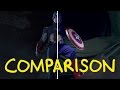 Iron Man, Thor & Captain America Fight from The Avengers - Homemade Side by Side Comparison