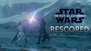 Rey vs Kylo Ren RESCORED w/ Battle of the Heroes, Duel of the Fates