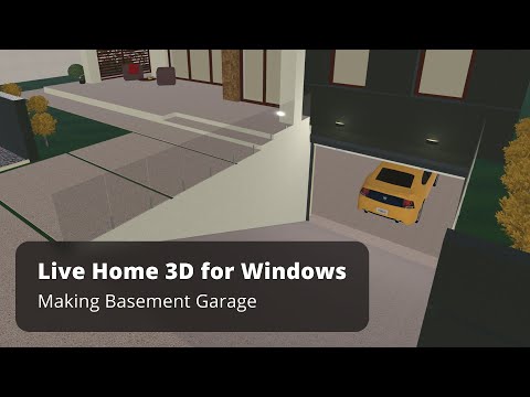 Making Basement Garage - Live Home 3D for Windows Tutorials