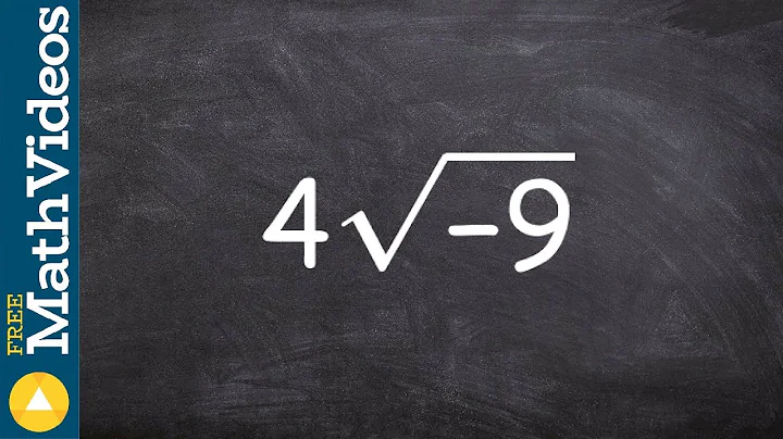 Learn how to rewrite an expression when taking the square root of a negative number