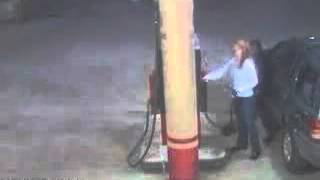 Gas Station Static Electricity Fire
