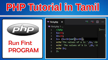 Run first PHP program run my computer