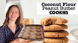 Coconut Flour Peanut Butter Cookies