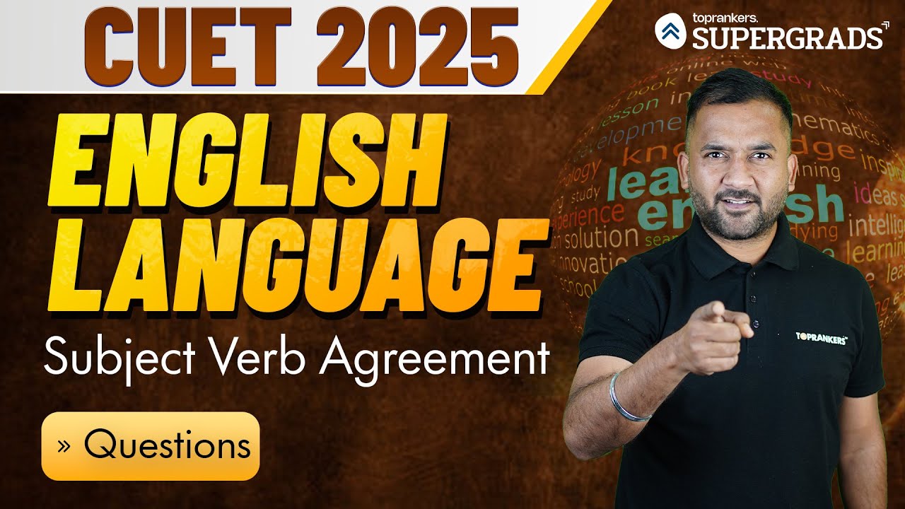 CUET 2025 English Language | Subject-Verb Agreement - Practice ...