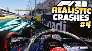 F1 23 REALISTIC CRASHES #4