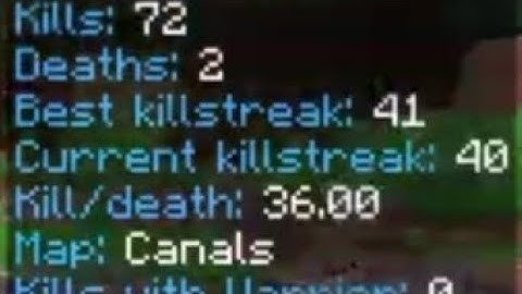 CubeCraft FFA killstreak of 40!