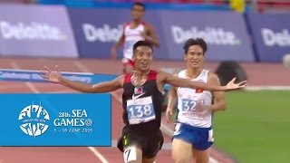 Athletics Men's 3000m Steeplechase Final (Day 7) | 28th SEA Games Singapore 2015"