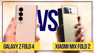 Samsung Galaxy Z Fold 4 vs  Xiaomi Mix Fold 2  Foldable Phone Clash