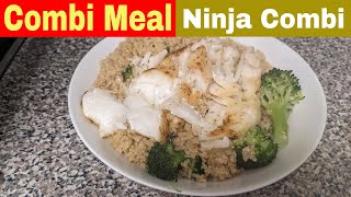 Combi Meal, Cod, Quinoa & Broccoli, Ninja Combi All-in-One Recipe