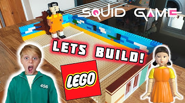 Squid Game Lego Red Light Green Light Custom Build Timelapse Tutorial