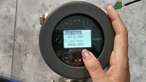 Sincerity coriolis mass flow meter DENSITY LOWER LIMIT set guidance.