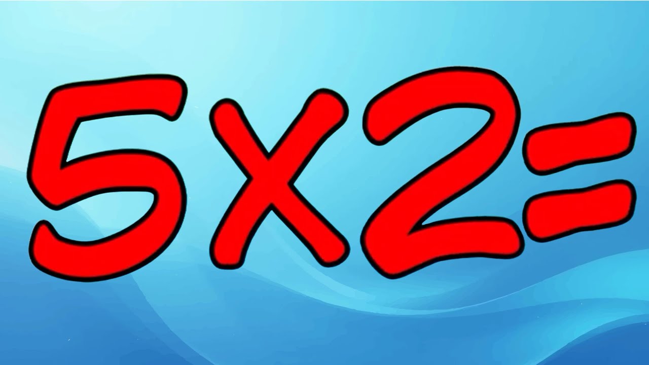 La tabla del 5 para niños. Aprender a multiplicar. Video para niños