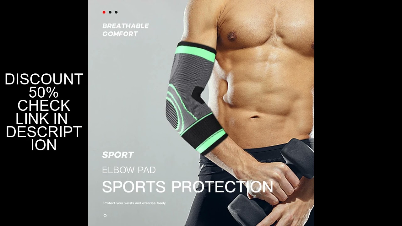 1 PC Elbow Support Elastic Gym Fitness Nylon Protective Pad Absorb Sweat Sports Safety Basketball Ga