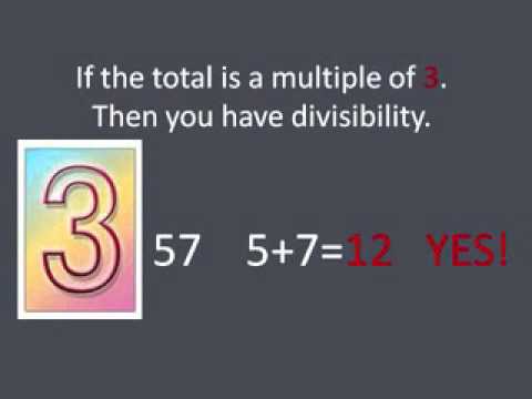Rules for Divisibility