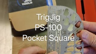 trigJig PS-100 Pocket Square, Woodworking, Woodshop, Workshop, Measuring, Made in the UK