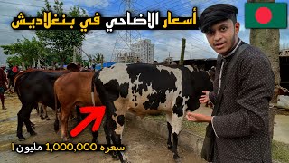 سوق الاضاحي في بنغلاديش | سعر البقره مليون و نص ????