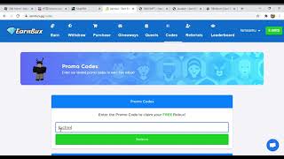 All New Codes For Uberbx,Rbxstorm,Buxearn,Earnbux,Uberrbx,Rbxswift