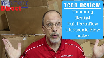 Tech Review: Unboxing – Rental Fuji Portaflow Ultrasonic Flow Meter