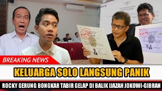 GEGER ‼️ BONATUA GANDENG ROCKY GERUNG BONGKAR FAKTA MENGEJUTKAN IJAZAH JKW DAN GIBRAN