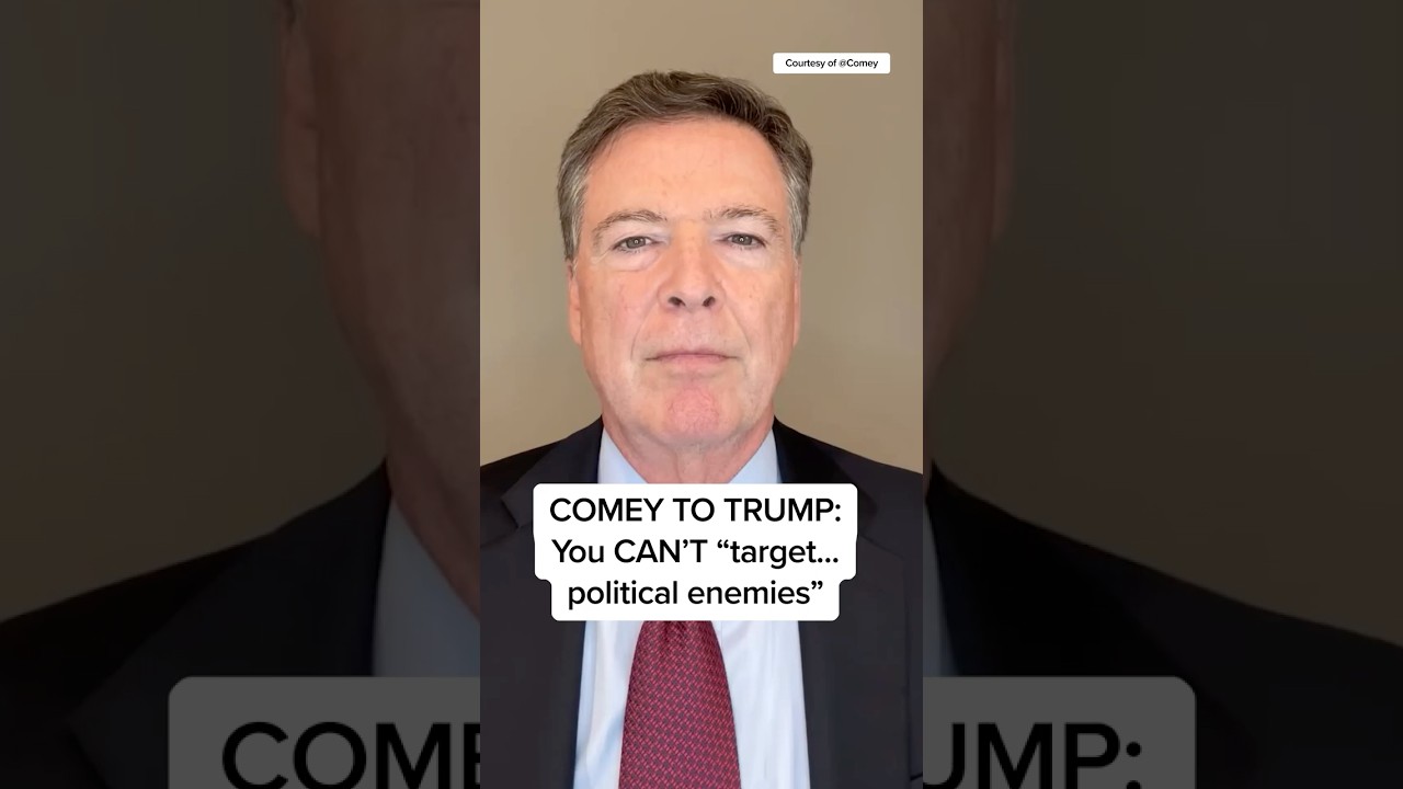 COMEY TO TRUMP: You CAN'T 'target...political enemies'