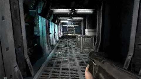 Doom 3 Gameplay Third sector of alpha labs