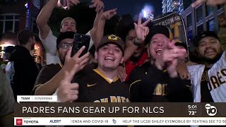 Padres fans gear up for NLCS, rush for tickets