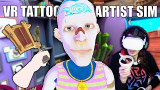 Becoming a TATTOO ARTIST in VR | Master of the Tattooverse VR (Quest 2) screenshot 5