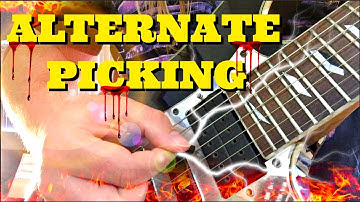 Explosive Alternate Picking Guitar Lesson | Everything You Need For Speed
