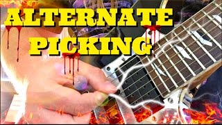 Explosive Alternate Picking Guitar Lesson | Everything You Need For Speed