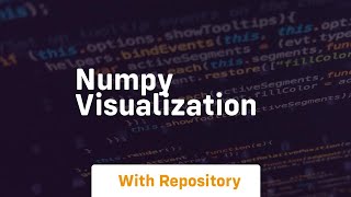 numpy visualization