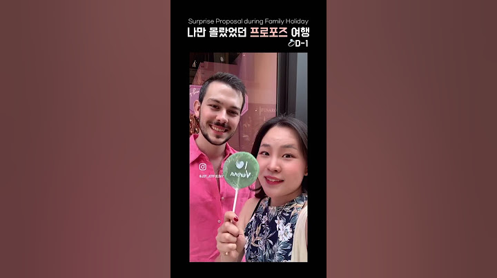 나만 몰랐었던 프로포즈 여행💍 D-1 #프로포즈 #롱디커플 #국제커플 #longdistancerelationship #surpriseproposal #jovi