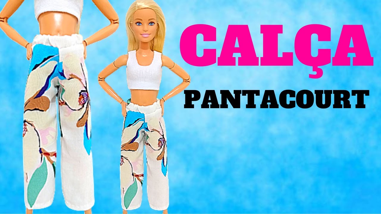 Eu Amo Artesanato: Roupas para Barbie( vestido, calça comprida