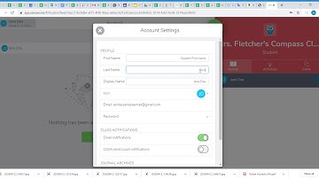 How to change name on Seesaw to Student name