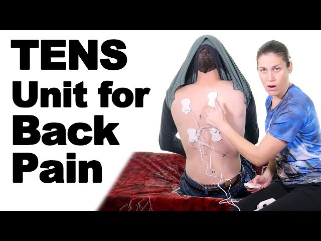 How to Use a TENS Unit for Back Pain - Ask Doctor Jo 