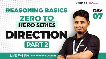 #DAY 5 | REASONING | ZERO TO HERO SERIES  | DIRECTION | PART 2 | DAY 6 | BY SURESH