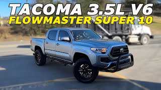 2024 Toyota Tacoma 3.5L V6 Exhaust Sound w/ Flowmaster Super 10!